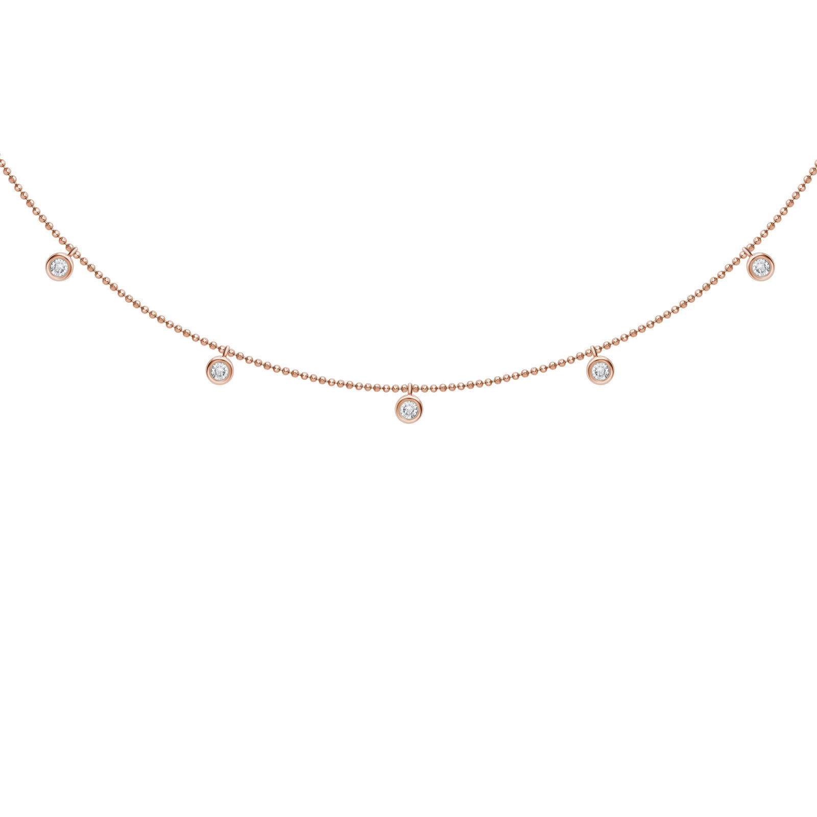 14K Rose Gold Diamond 1/2 Ct.Tw Fashion Necklace: 14K Rose Gold Diamond 1/2 Ct.Tw Fashion Necklace 14k Rose Gold Stone Color: G-h Stone Clarity: Si This item may take 2-5 weeks for shipping. PLEASE NOTE: Framed, Large, or heavy items do not have ship