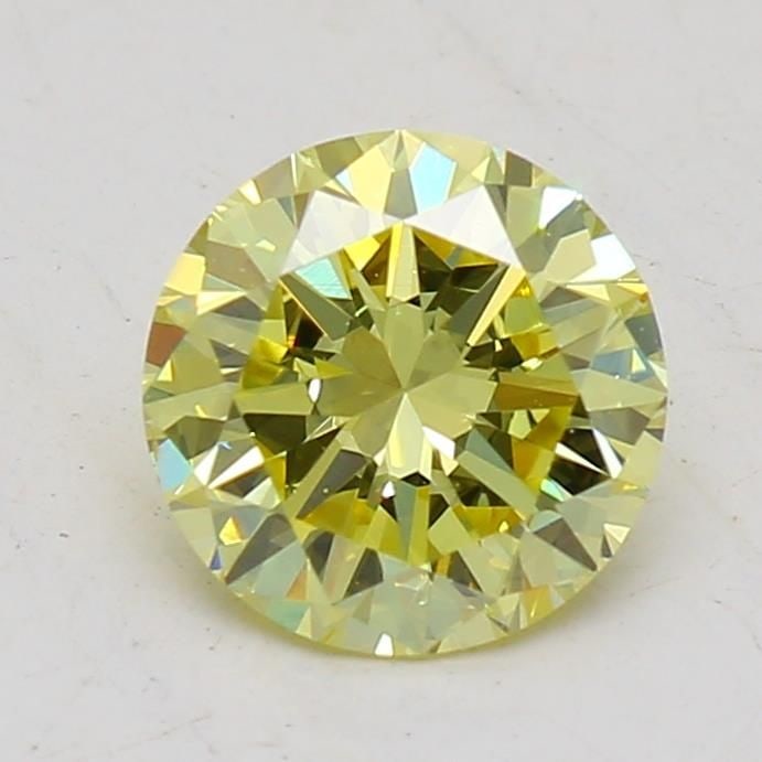 Loose Diamond - ROUND 0.63ct Fancy Yellow SI1: Loose Diamond - ROUND 0.63ct Fancy Yellow SI1 Source: Natural Shape: ROUND Carats: 0.63 Color: Fancy Yellow Certification: GIA Video: