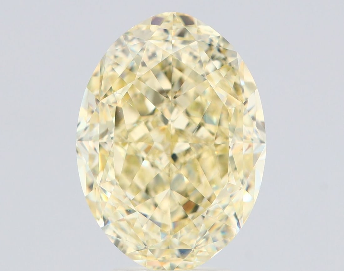 Loose Diamond - OVAL 6.05ct Fancy Light Yellow VVS2: Loose Diamond - OVAL 6.05ct Fancy Light Yellow VVS2 Source: Natural Shape: OVAL Carats: 6.05 Color: Fancy Light Yellow Certification: GIA Video: