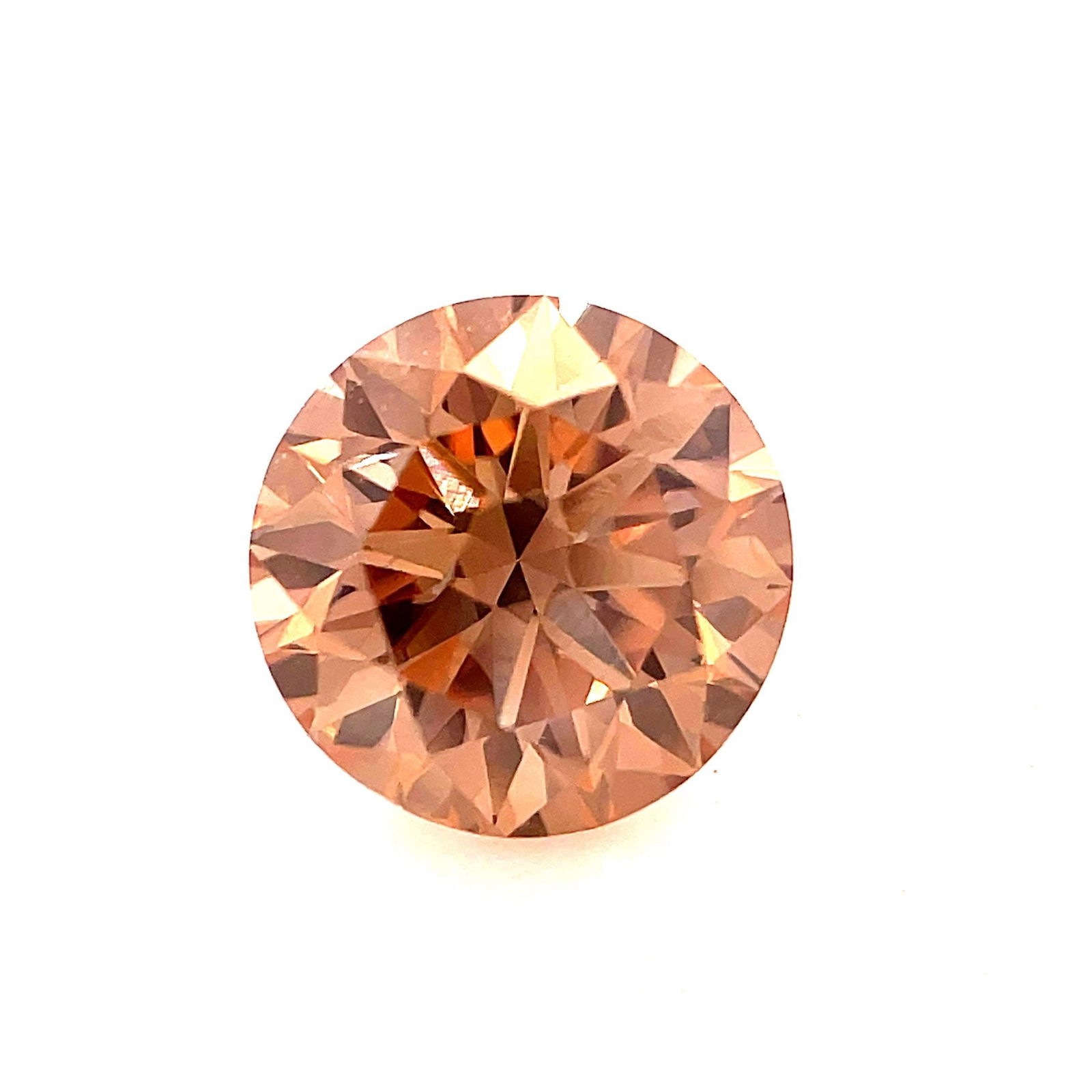 Loose Diamond - ROUND 1.02ct Fancy Champagne VS1: Loose Diamond - ROUND 1.02ct Fancy Champagne VS1 Source: Natural Shape: ROUND Carats: 1.02 Color: Fancy Champagne Certification: NONE Video: