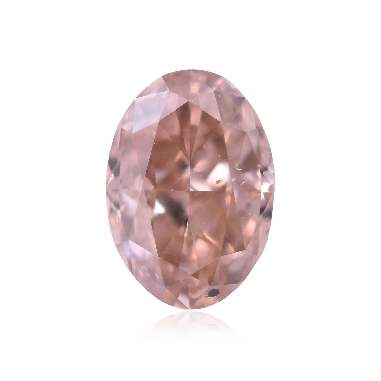 Loose Diamond - OVAL 0.3ct Fancy Intense Orangey Pink SI2: Loose Diamond - OVAL 0.3ct Fancy Intense Orangey Pink SI2 Source: Natural Shape: OVAL Carats: 0.3 Color: Fancy Intense Orangey Pink Certification: GIA Video: