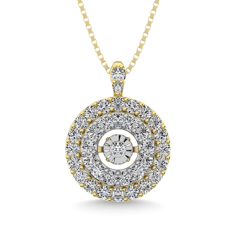 Diamond 3/8 Ct.Tw. Shimmering Pendant in 10K Yellow Gold: Diamond 3/8 Ct.Tw. Shimmering Pendant in 10K Yellow Gold 14k Yellow Gold Stone Color: G-h Stone Clarity: I1 This item may take 2-5 weeks for shipping. PLEASE NOTE: Framed, Large, or heavy items do not
