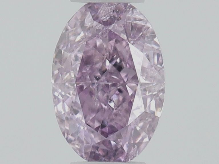 Loose Diamond - OVAL 0.23ct Fancy Intense Pinkish Purple I1: Loose Diamond - OVAL 0.23ct Fancy Intense Pinkish Purple I1 Source: Natural Shape: OVAL Carats: 0.23 Color: Fancy Intense Pinkish Purple Certification: GIA Video: