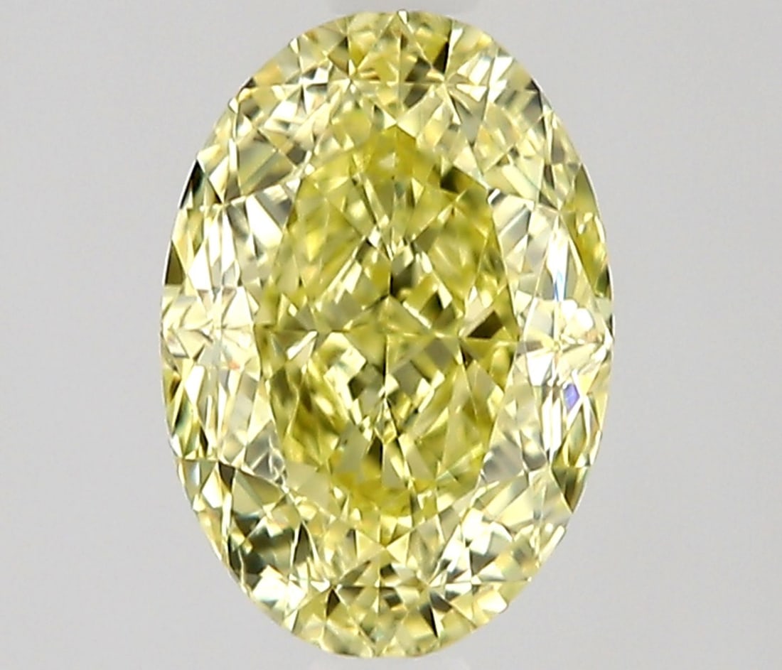 Loose Diamond - OVAL 0.9ct Fancy Yellow VS1: Loose Diamond - OVAL 0.9ct Fancy Yellow VS1 Source: Natural Shape: OVAL Carats: 0.9 Color: Fancy Yellow Certification: GIA Video: