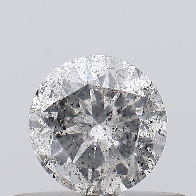 Loose Diamond - ROUND 0.4ct Salt and Pepper I3: Loose Diamond - ROUND 0.4ct Salt and Pepper I3 Source: Natural Shape: ROUND Carats: 0.4 Color: Salt and Pepper Certification: NONE Video: