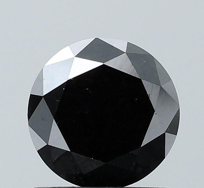 Loose Diamond - ROUND 1.31ct Fancy Black VS1: Loose Diamond - ROUND 1.31ct Fancy Black VS1 Source: Natural Shape: ROUND Carats: 1.31 Color: Fancy Black Certification: NONE Video: