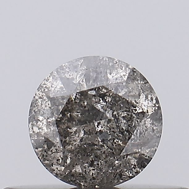 Loose Diamond - ROUND 0.26ct Salt and Pepper I3: Loose Diamond - ROUND 0.26ct Salt and Pepper I3 Source: Natural Shape: ROUND Carats: 0.26 Color: Salt and Pepper Certification: NONE Video: