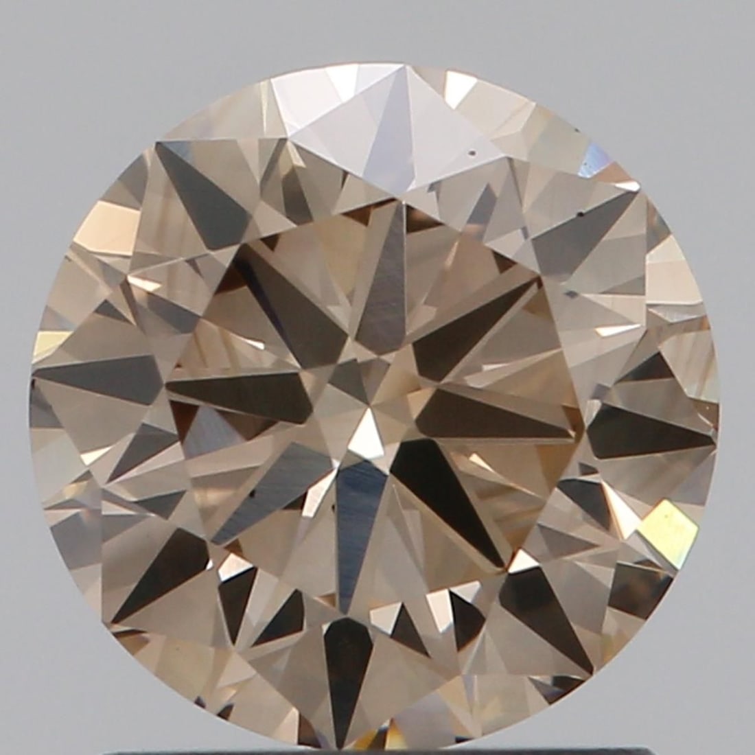 Loose Diamond - ROUND 1.18ct Fancy Brown VVS1: Loose Diamond - ROUND 1.18ct Fancy Brown VVS1 Source: Natural Shape: ROUND Carats: 1.18 Color: Fancy Brown Certification: NONE Video: