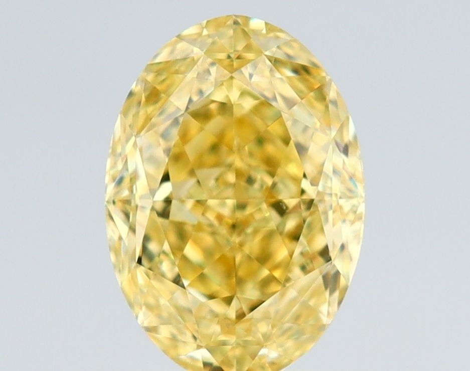 Loose Diamond - OVAL 1.28ct Fancy Intense Yellow VS2: Loose Diamond - OVAL 1.28ct Fancy Intense Yellow VS2 Source: Natural Shape: OVAL Carats: 1.28 Color: Fancy Intense Yellow Certification: GIA PLEASE NOTE: Framed, Large, or heavy items do not have ship