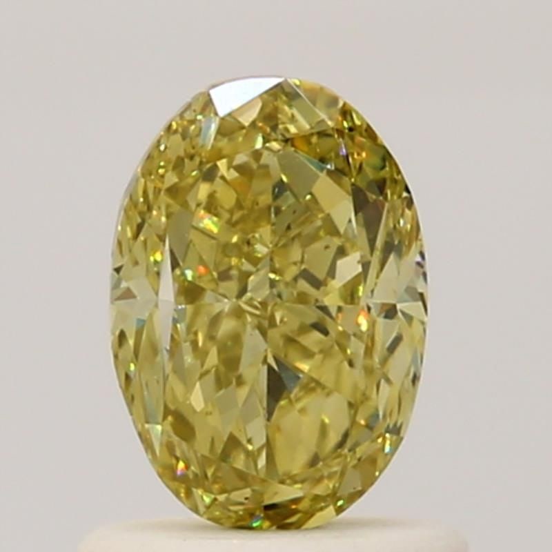 Loose Diamond - OVAL 1.01ct Fancy Brownish Greenish Yellow: Loose Diamond - OVAL 1.01ct Fancy Brownish Greenish Yellow Source: Natural Shape: OVAL Carats: 1.01 Color: Fancy Brownish Greenish Yellow Certification: GIA Video: