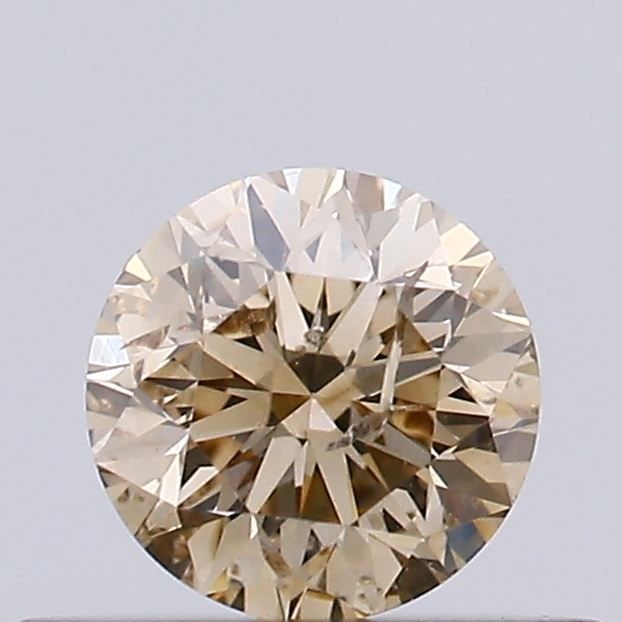 Loose Diamond - ROUND 0.31ct Fancy Light Brown I1: Loose Diamond - ROUND 0.31ct Fancy Light Brown I1 Source: Natural Shape: ROUND Carats: 0.31 Color: Fancy Light Brown Certification: NONE Video:
