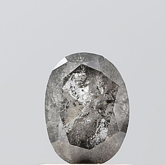 Loose Diamond - OVAL 0.66ct Salt and Pepper VS1: Loose Diamond - OVAL 0.66ct Salt and Pepper VS1 Source: Natural Shape: OVAL Carats: 0.66 Color: Salt and Pepper Certification: NONE Video: