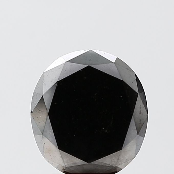 Loose Diamond - OVAL 2.76ct Fancy Black VVS2: Loose Diamond - OVAL 2.76ct Fancy Black VVS2 Source: Natural Shape: OVAL Carats: 2.76 Color: Fancy Black Certification: NONE Video: