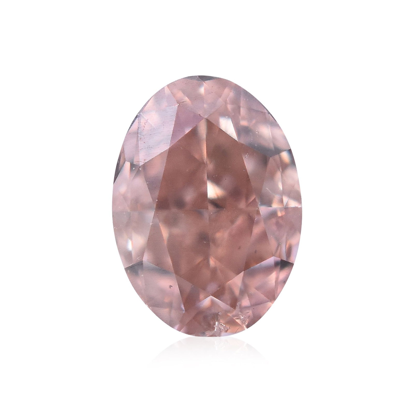 Loose Diamond - OVAL 0.21ct Fancy Brownish Orangey Pink I1: Loose Diamond - OVAL 0.21ct Fancy Brownish Orangey Pink I1 Source: Natural Shape: OVAL Carats: 0.21 Color: Fancy Brownish Orangey Pink Certification: GIA Video: