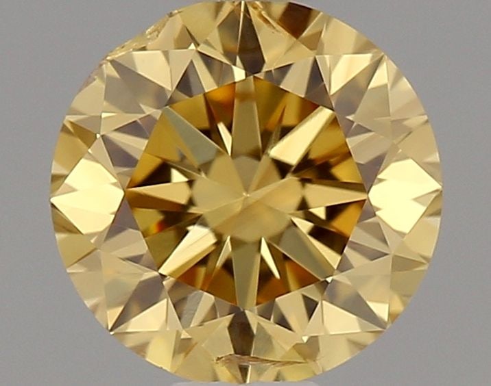 Loose Diamond - ROUND 0.51ct Fancy Intense Orangey Yellow SI2: Loose Diamond - ROUND 0.51ct Fancy Intense Orangey Yellow SI2 Source: Natural Shape: ROUND Carats: 0.51 Color: Fancy Intense Orangey Yellow Certification: GIA Video: