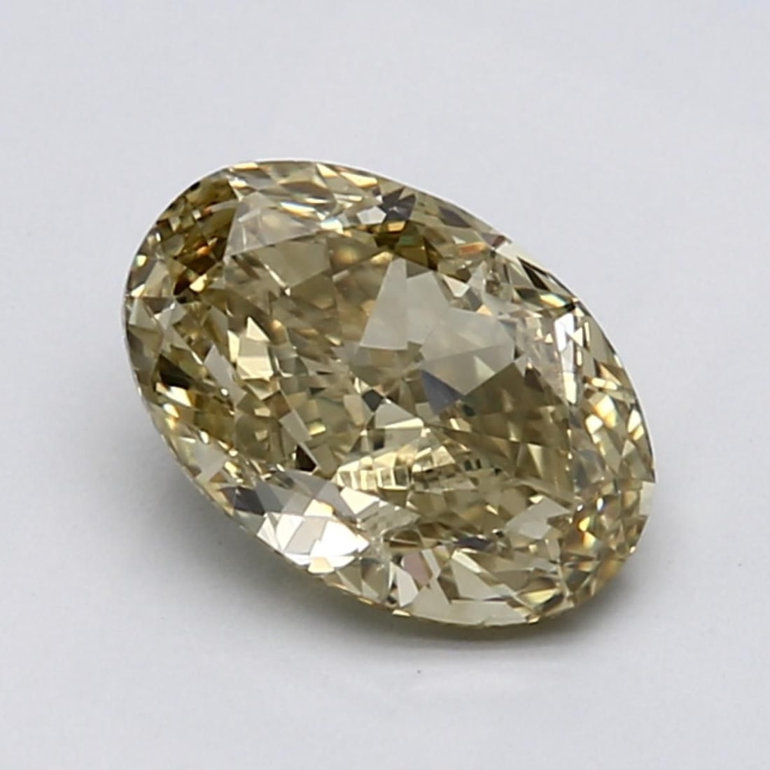 Loose Diamond - OVAL 1.67ct Fancy Brownish Greenish Yellow I1 (1 of 1)