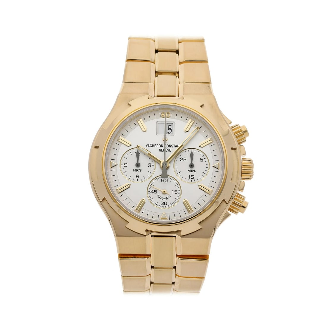 Overseas Chrono Ref 49140 Silver Dial Yellow Gold Vacheron Constantin Papers 2000 (1 of 5)