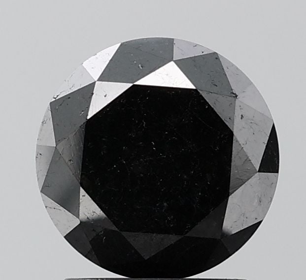 Loose Diamond - ROUND 2.34ct Black VS2: Loose Diamond - ROUND 2.34ct Black VS2 Source: Natural Shape: ROUND Carats: 2.34 Color: Black Certification: NONE Video: