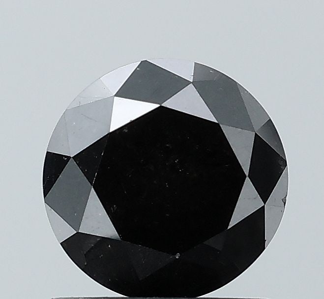 Loose Diamond - ROUND 1.33ct Fancy Black VVS2: Loose Diamond - ROUND 1.33ct Fancy Black VVS2 Source: Natural Shape: ROUND Carats: 1.33 Color: Fancy Black Certification: NONE Video: