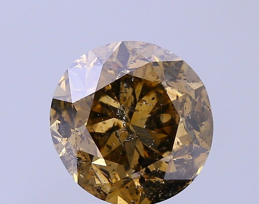 Loose Diamond - ROUND 5.02ct Fancy Brown I1: Loose Diamond - ROUND 5.02ct Fancy Brown I1 Source: Natural Shape: ROUND Carats: 5.02 Color: Fancy Brown Certification: NONE Video: