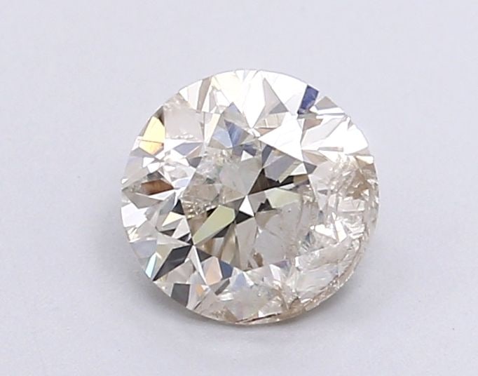 Loose Diamond - ROUND 0.73ct Fancy Light Brown I2: Loose Diamond - ROUND 0.73ct Fancy Light Brown I2 Source: Natural Shape: ROUND Carats: 0.73 Color: Fancy Light Brown Certification: NONE Video: