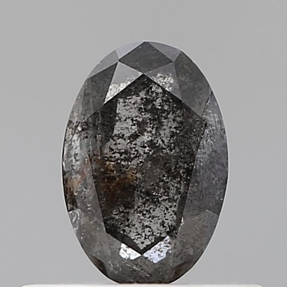 Loose Diamond - OVAL 0.53ct Salt and Pepper VVS2: Loose Diamond - OVAL 0.53ct Salt and Pepper VVS2 Source: Natural Shape: OVAL Carats: 0.53 Color: Salt and Pepper Certification: NONE Video: