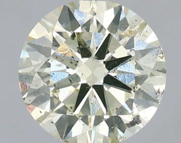 Loose Diamond - ROUND 1.02ct Fancy Light Grayish Greenish Yellow I1 (1 of 1)