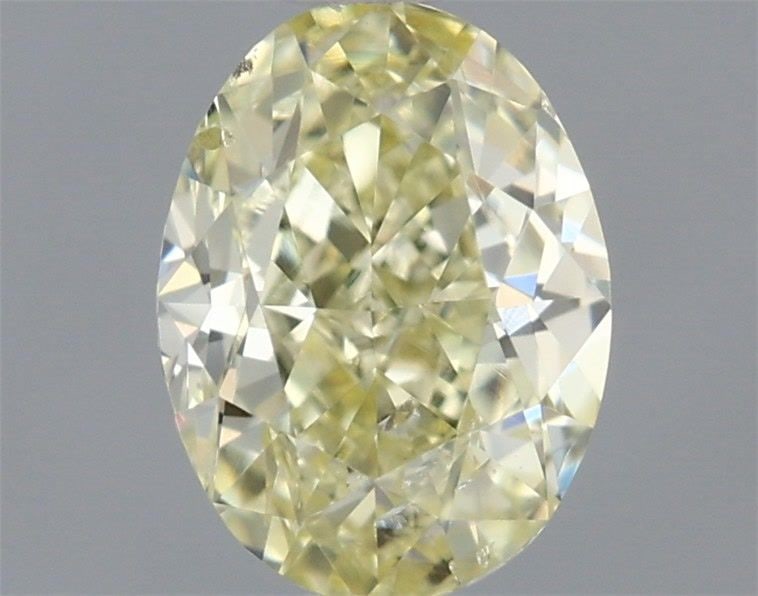 Loose Diamond - OVAL 0.48ct Fancy Light Yellow I1: Loose Diamond - OVAL 0.48ct Fancy Light Yellow I1 Source: Natural Shape: OVAL Carats: 0.48 Color: Fancy Light Yellow Certification: GIA Video: