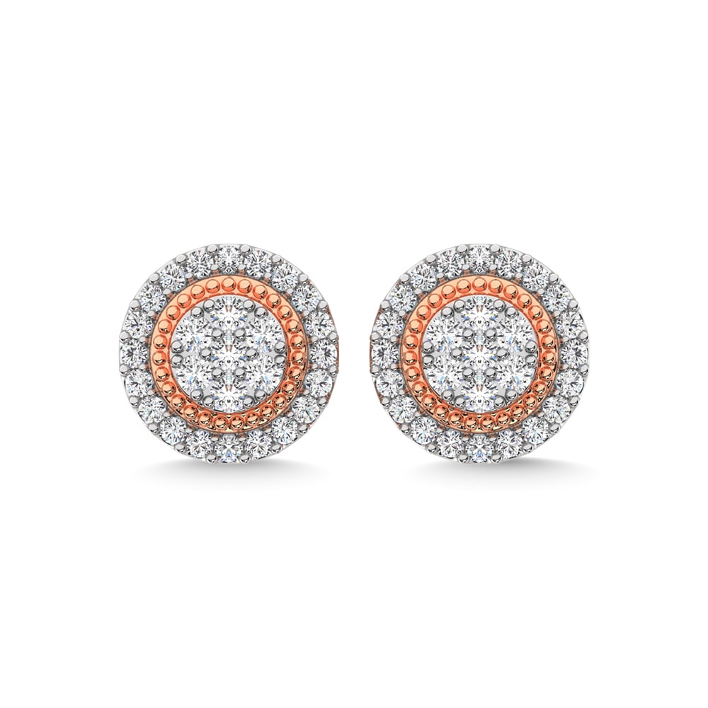 14K Rose Gold Diamond 1/2 Ct.Tw. Fashion Earrings: 14K Rose Gold Diamond 1/2 Ct.Tw. Fashion Earrings 14k Rose Gold Stone Color: G-h Stone Clarity: I1 This item may take 2-5 weeks for shipping. PLEASE NOTE: Framed, Large, or heavy items do not have shi