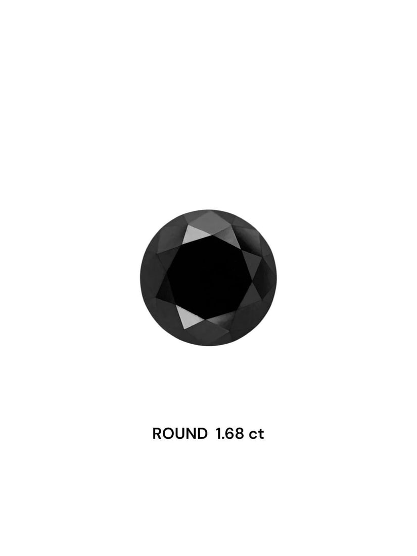 Loose Diamond - ROUND 1.68ct Black (1 of 1)