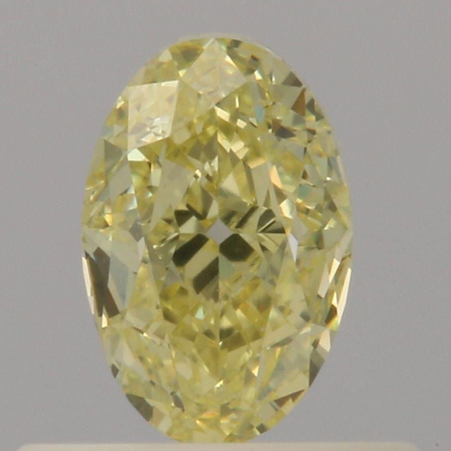 Loose Diamond - OVAL 0.5ct Fancy Light Yellow VS1: Loose Diamond - OVAL 0.5ct Fancy Light Yellow VS1 Source: Natural Shape: OVAL Carats: 0.5 Color: Fancy Light Yellow Certification: GIA Video:
