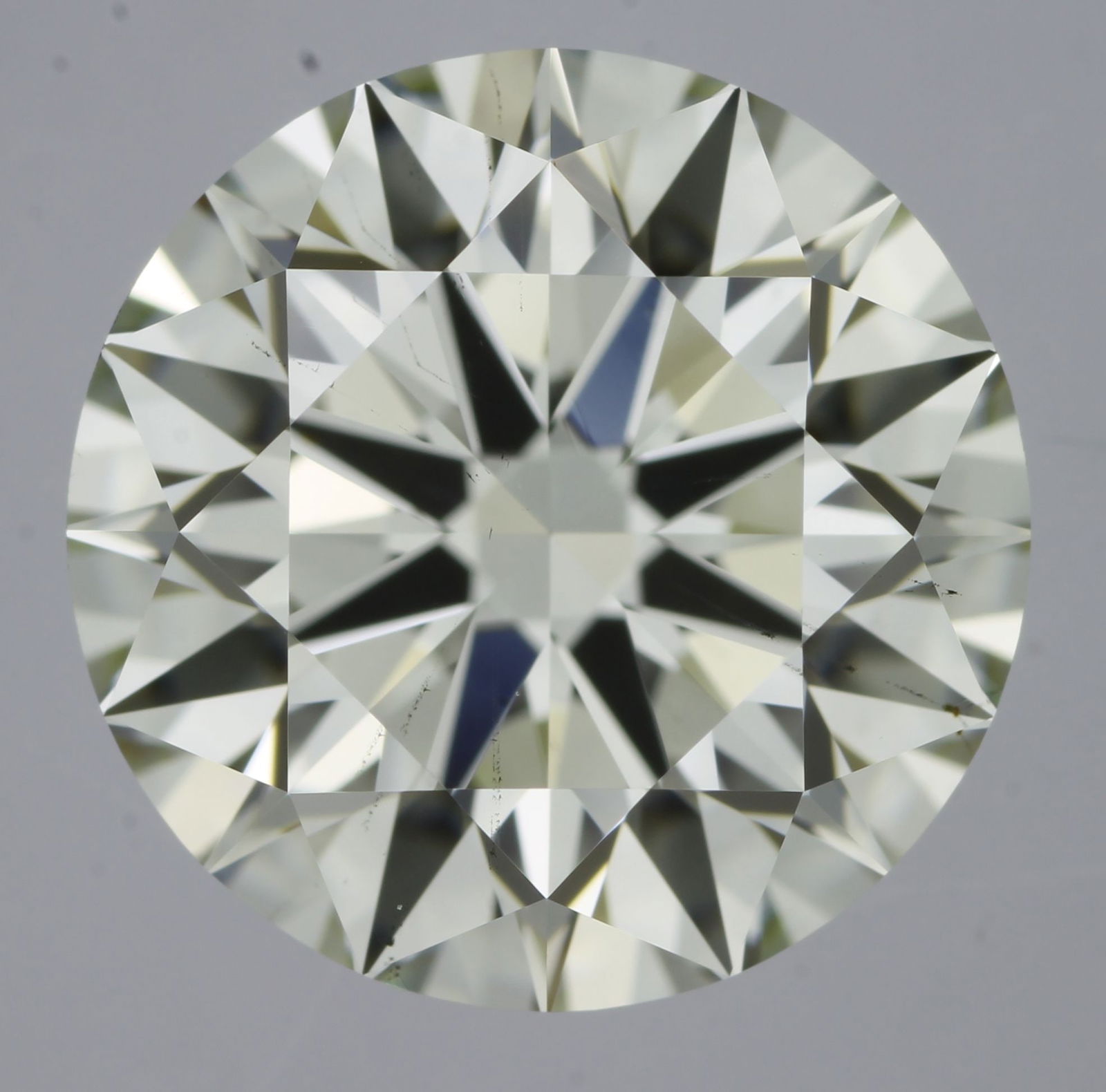 Loose Diamond - ROUND 2.66ct Very Light Yellow Green VS2 (1 of 1)