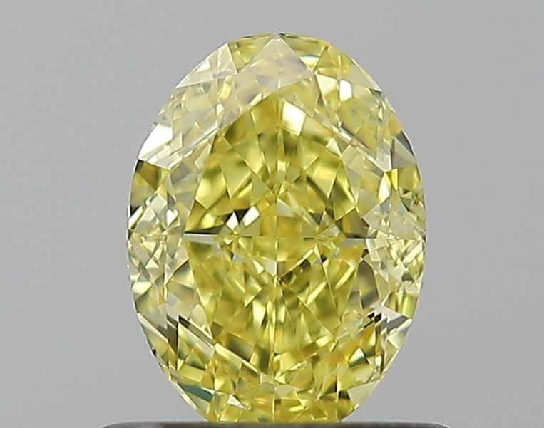 Loose Diamond - OVAL 0.7ct Fancy Intense Yellow VS1: Loose Diamond - OVAL 0.7ct Fancy Intense Yellow VS1 Source: Natural Shape: OVAL Carats: 0.7 Color: Fancy Intense Yellow Certification: GIA Video: