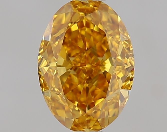 Loose Diamond - OVAL 0.75ct Fancy Vivid Orange Yellow VS1: Loose Diamond - OVAL 0.75ct Fancy Vivid Orange Yellow VS1 Source: Natural Shape: OVAL Carats: 0.75 Color: Fancy Vivid Orange Yellow Certification: GIA Video: