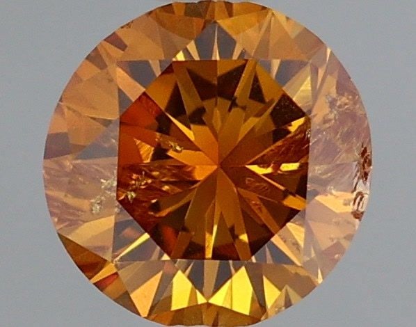 Loose Diamond - ROUND 0.43ct Fancy Deep Yellowish Orange: Loose Diamond - ROUND 0.43ct Fancy Deep Yellowish Orange Source: Natural Shape: ROUND Carats: 0.43 Color: Fancy Deep Yellowish Orange Certification: GIA Video: