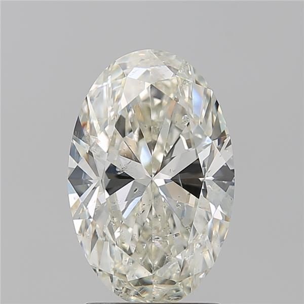 Loose Diamond - OVAL 2.2ct J SI2: Loose Diamond - OVAL 2.2ct J SI2 Source: Natural Shape: OVAL Carats: 2.2 Color: J Clarity: SI2 Certification: HRD Video: