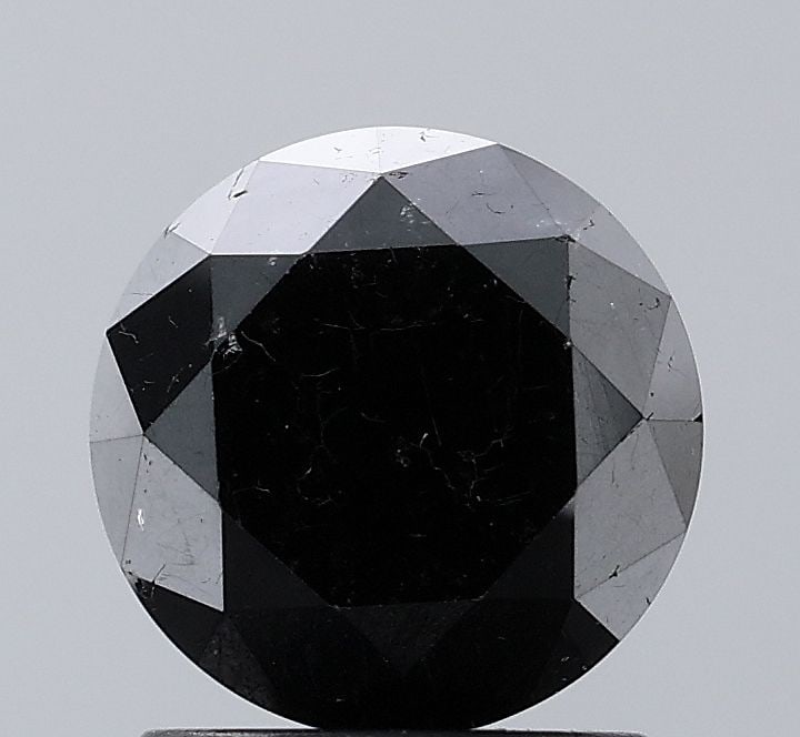 Loose Diamond - ROUND 1.85ct Black VS1: Loose Diamond - ROUND 1.85ct Black VS1 Source: Natural Shape: ROUND Carats: 1.85 Color: Black Certification: NONE Video: Video Link PLEASE NOTE: Framed, Large, or heavy items do not have shipping