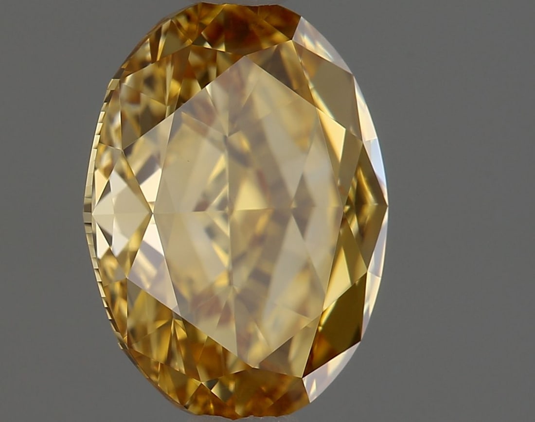Loose Diamond - OVAL 1.57ct Fancy Vivid Orange Yellow VVS1: Loose Diamond - OVAL 1.57ct Fancy Vivid Orange Yellow VVS1 Source: Natural Shape: OVAL Carats: 1.57 Color: Fancy Vivid Orange Yellow Certification: GIA Video:
