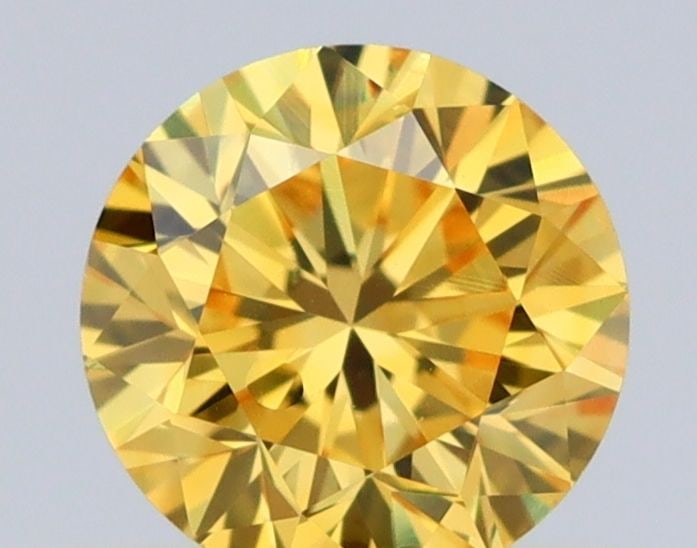 Loose Diamond - ROUND 0.29ct Fancy Vivid Yellow VS1 (1 of 1)