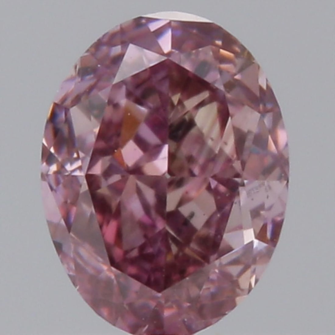 Loose Diamond - OVAL 0.41ct Fancy Deep Brownish Purple Pink SI1: Loose Diamond - OVAL 0.41ct Fancy Deep Brownish Purple Pink SI1 Source: Natural Shape: OVAL Carats: 0.41 Color: Fancy Deep Brownish Purple Pink Certification: GIA Video:
