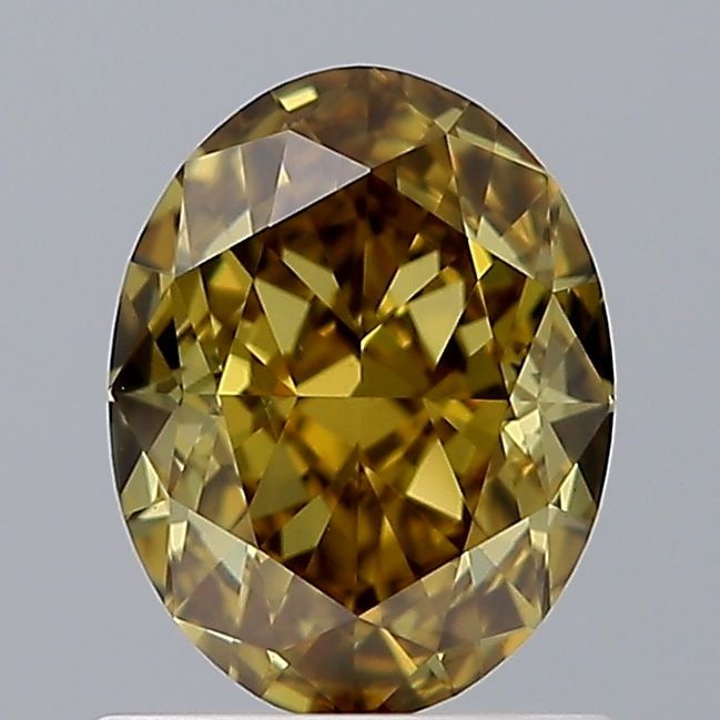 Loose Diamond - OVAL 1.05ct Fancy Dark Brown Greenish Yellow SI1 (1 of 1)