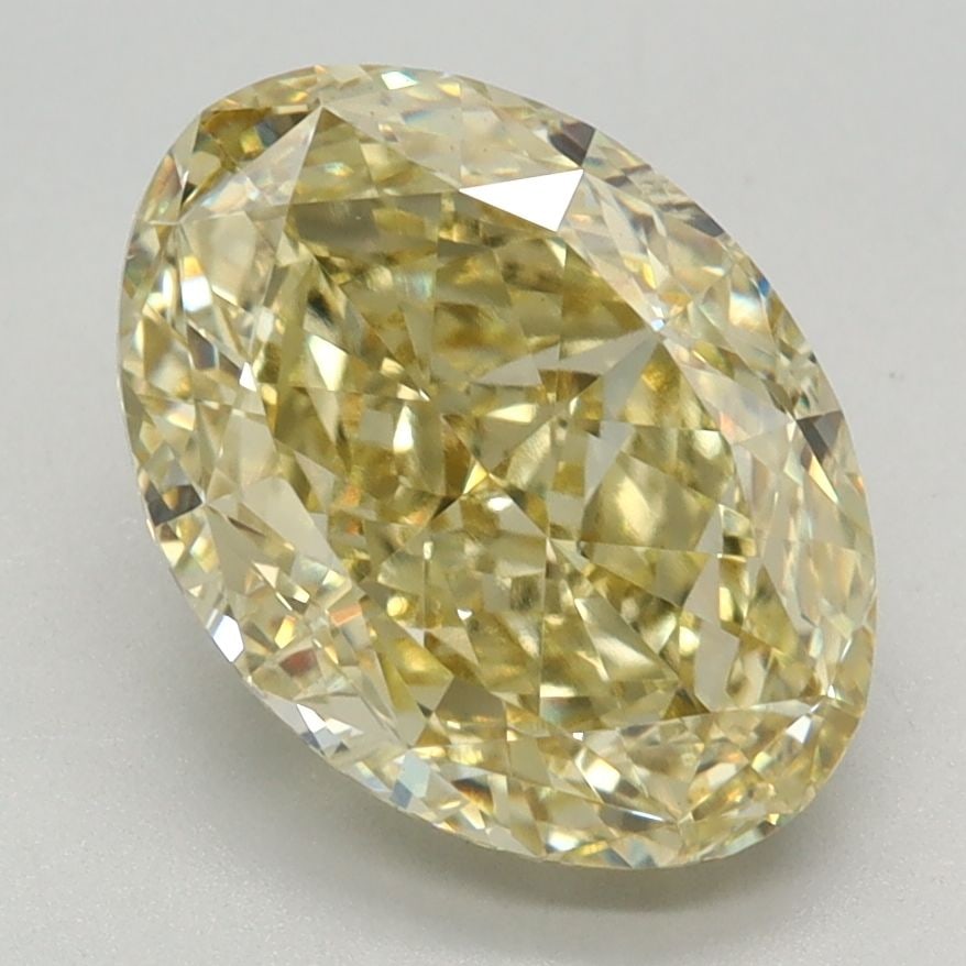 Loose Diamond - OVAL 3.16ct Fancy Intense Yellow VVS2: Loose Diamond - OVAL 3.16ct Fancy Intense Yellow VVS2 Source: This is a real non-mined Diamond that has been grown in a lab Shape: OVAL Carats: 3.16 Color: Fancy Intense Yellow Certification: IGI Vide