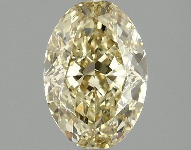 Loose Diamond - OVAL 2.01ct Fancy Vivid Yellow VS1: Loose Diamond - OVAL 2.01ct Fancy Vivid Yellow VS1 Source: This is a real non-mined Diamond that has been grown in a lab Shape: OVAL Carats: 2.01 Color: Fancy Vivid Yellow Certification: IGI Video: