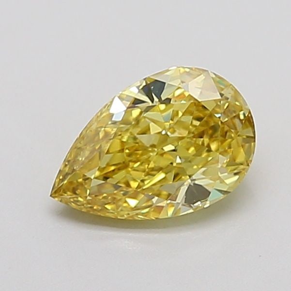 Loose Diamond - PEAR 1.14ct Fancy Intense Yellow VS1: Loose Diamond - PEAR 1.14ct Fancy Intense Yellow VS1 Source: This is a real non-mined Diamond that has been grown in a lab Shape: PEAR Carats: 1.14 Color: Fancy Intense Yellow Certification: IGI Video