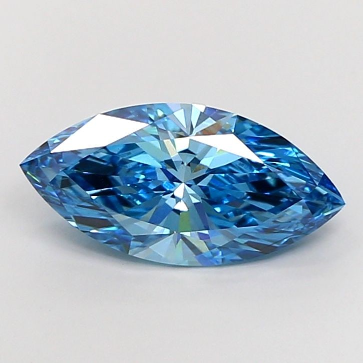 Loose Diamond - MARQUISE 3.03ct Fancy Vivid Blue VS1: Loose Diamond - MARQUISE 3.03ct Fancy Vivid Blue VS1 Source: This is a real non-mined Diamond that has been grown in a lab Shape: MARQUISE Carats: 3.03 Color: Fancy Vivid Blue Certification: IGI Video