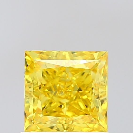 Loose Diamond - PRINCESS 1.05ct Fancy Vivid Yellow VS1 (1 of 1)