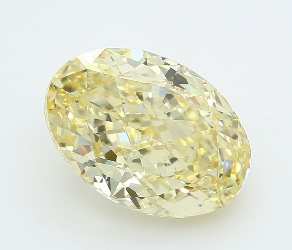 Loose Diamond - OVAL 6.04ct Fancy Intense Yellow VS1: Loose Diamond - OVAL 6.04ct Fancy Intense Yellow VS1 Source: This is a real non-mined Diamond that has been grown in a lab Shape: OVAL Carats: 6.04 Color: Fancy Intense Yellow Certification: IGI Video