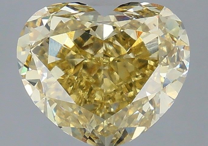 Loose Diamond - HEART 3.07ct Fancy Intense Yellow VS1: Loose Diamond - HEART 3.07ct Fancy Intense Yellow VS1 Source: This is a real non-mined Diamond that has been grown in a lab Shape: HEART Carats: 3.07 Color: Fancy Intense Yellow Certification: IGI Vid