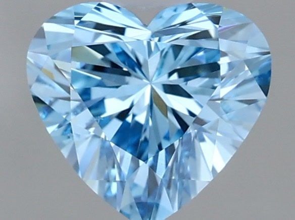Loose Diamond - HEART 1.0ct Fancy Vivid Blue VS2: Loose Diamond - HEART 1.0ct Fancy Vivid Blue VS2 Source: This is a real non-mined Diamond that has been grown in a lab Shape: HEART Carats: 1.0 Color: Fancy Vivid Blue Certification: IGI Video: