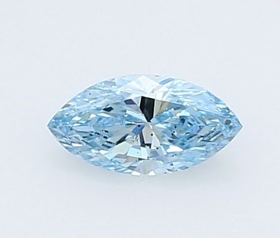 Loose Diamond - MARQUISE 0.29ct Fancy Intense Blue SI1: Loose Diamond - MARQUISE 0.29ct Fancy Intense Blue SI1 Source: This is a real non-mined Diamond that has been grown in a lab Shape: MARQUISE Carats: 0.29 Color: Fancy Intense Blue Certification: IGI V